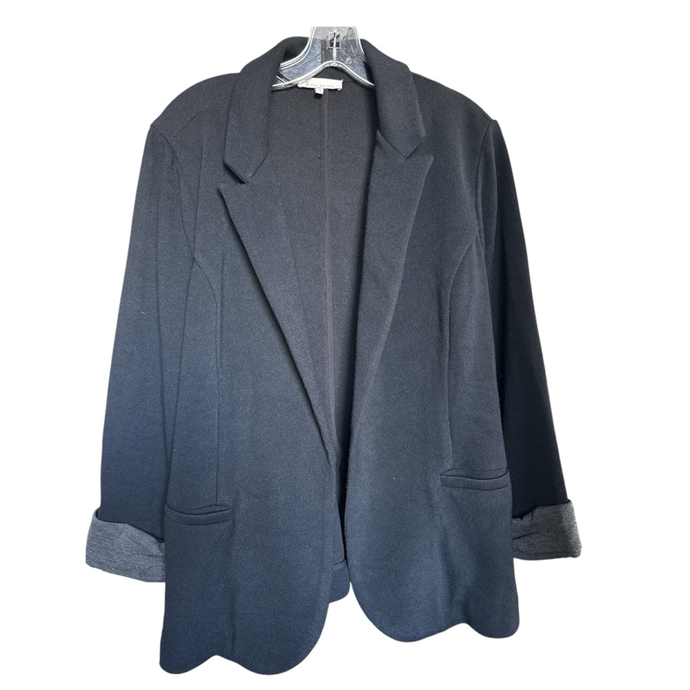 B Skies are Blue unstructured blazer size 1X black GUC D0081